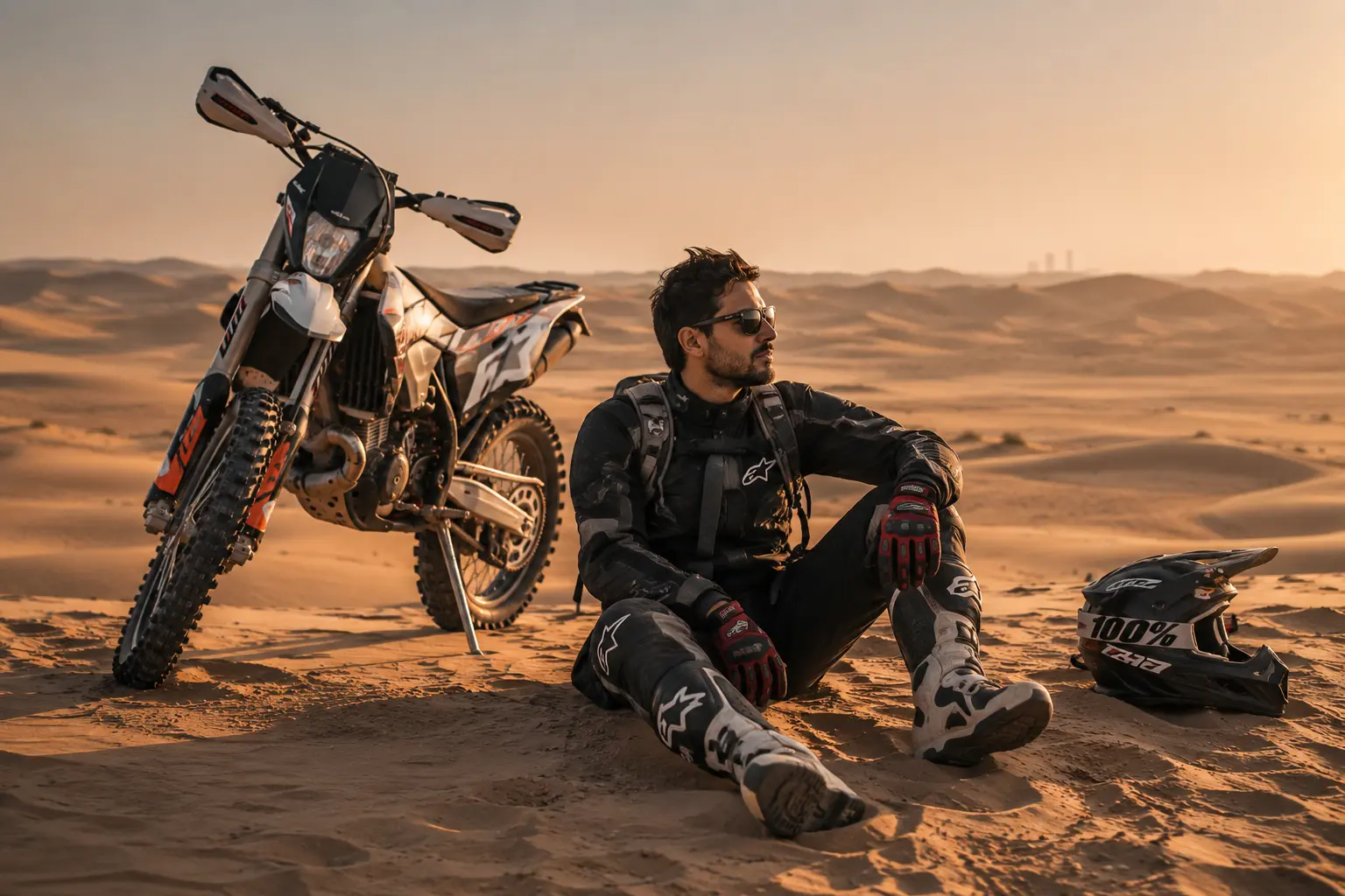 Premium motorcycle ready for rental in Dubai